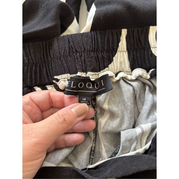 Eloquii Women’s Cookies & Cream Printed Wide Leg Pant Size 14 - Picture 2 of 8